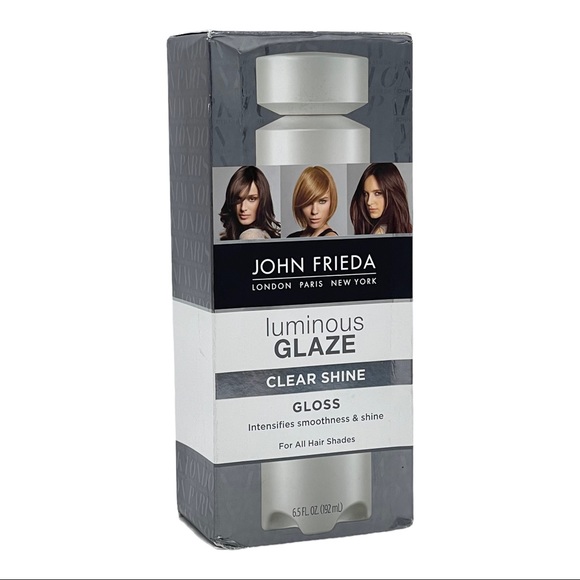2 Pack John Frieda Luminous Glaze Clear Shine Gloss 6.5 oz Smooth Silky Finish - Picture 2 of 7